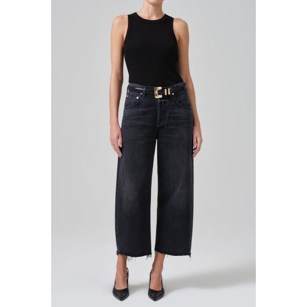 Eon Grâce Raw Hem Crop Jean