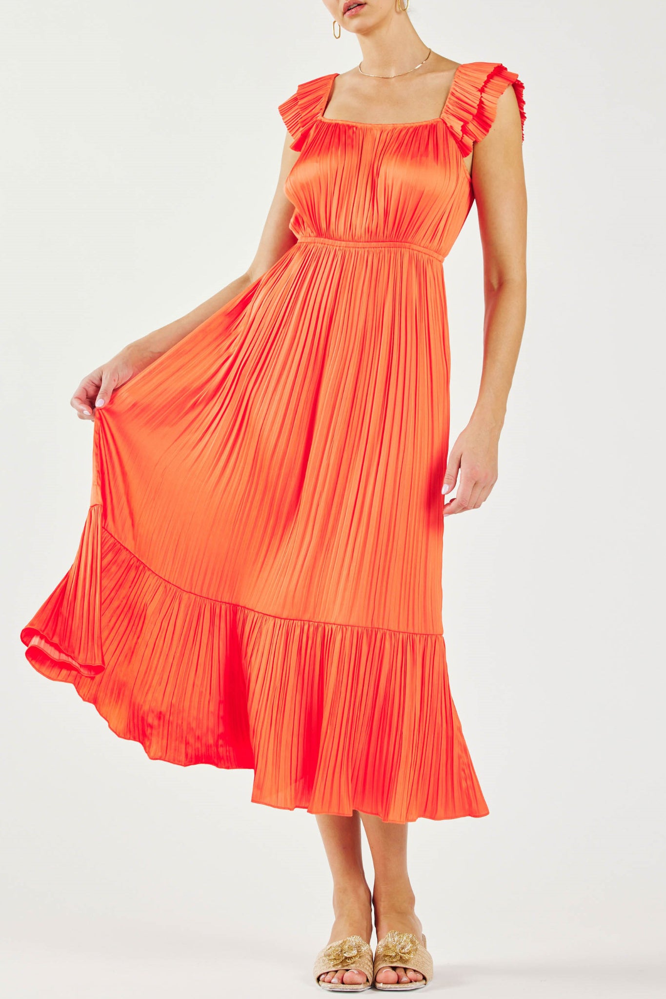 Symphony Sleeve Midi Dress