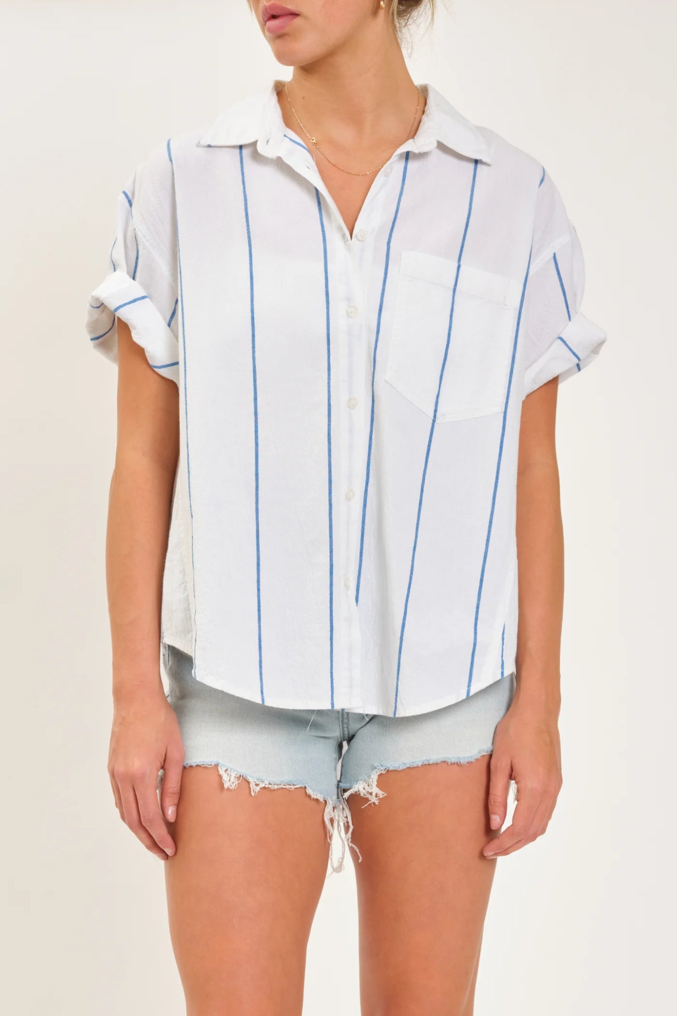 Tesoro Boyfriend Stripe Shirt