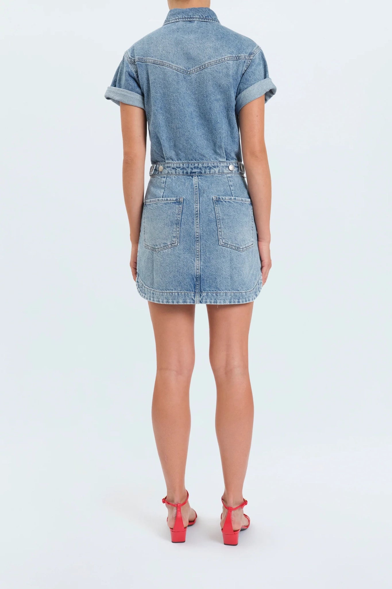 Notte Twist Denim Dress