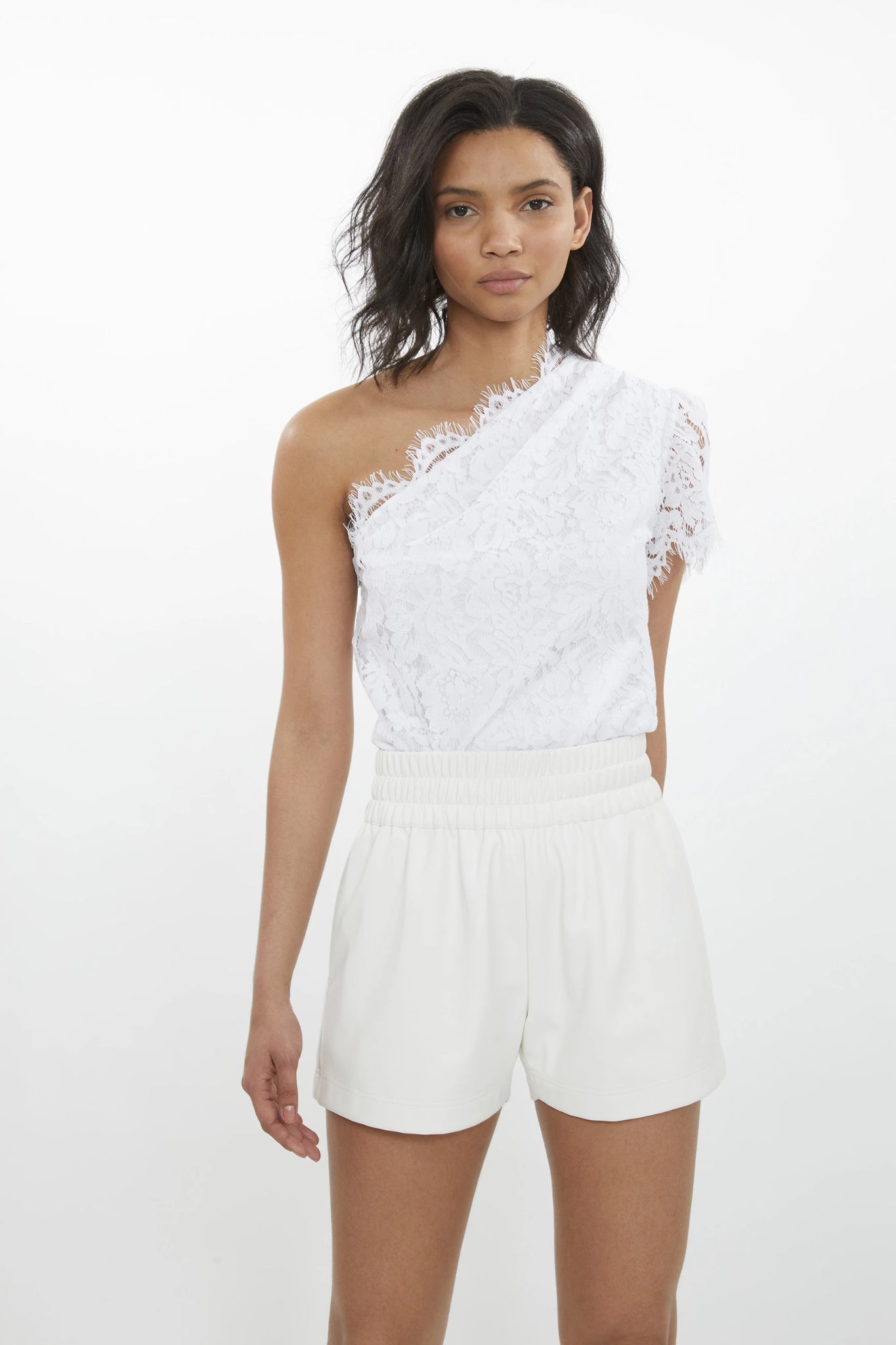 Facet Bloom Lace Top