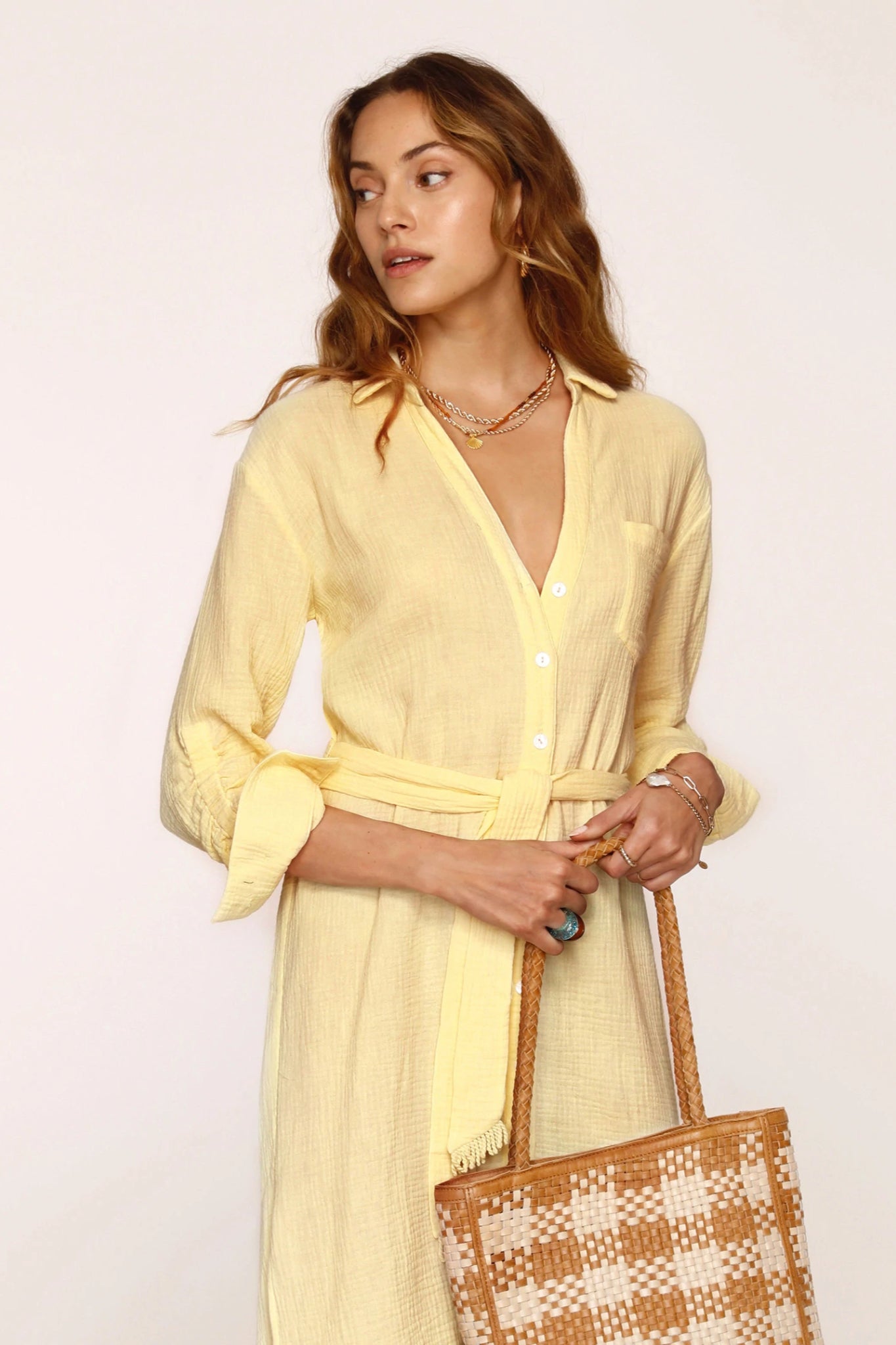 Topacio Button Down Dress