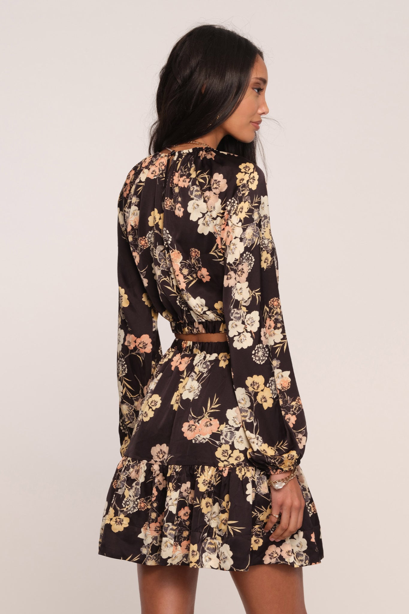 Onyx Floral Dress