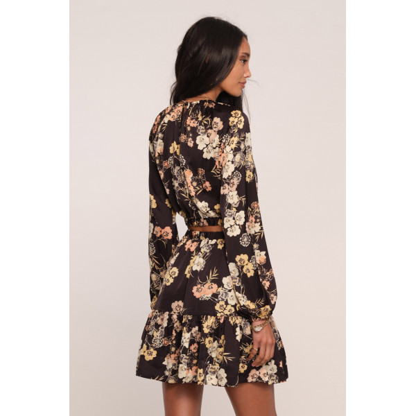 Onyx Floral Dress