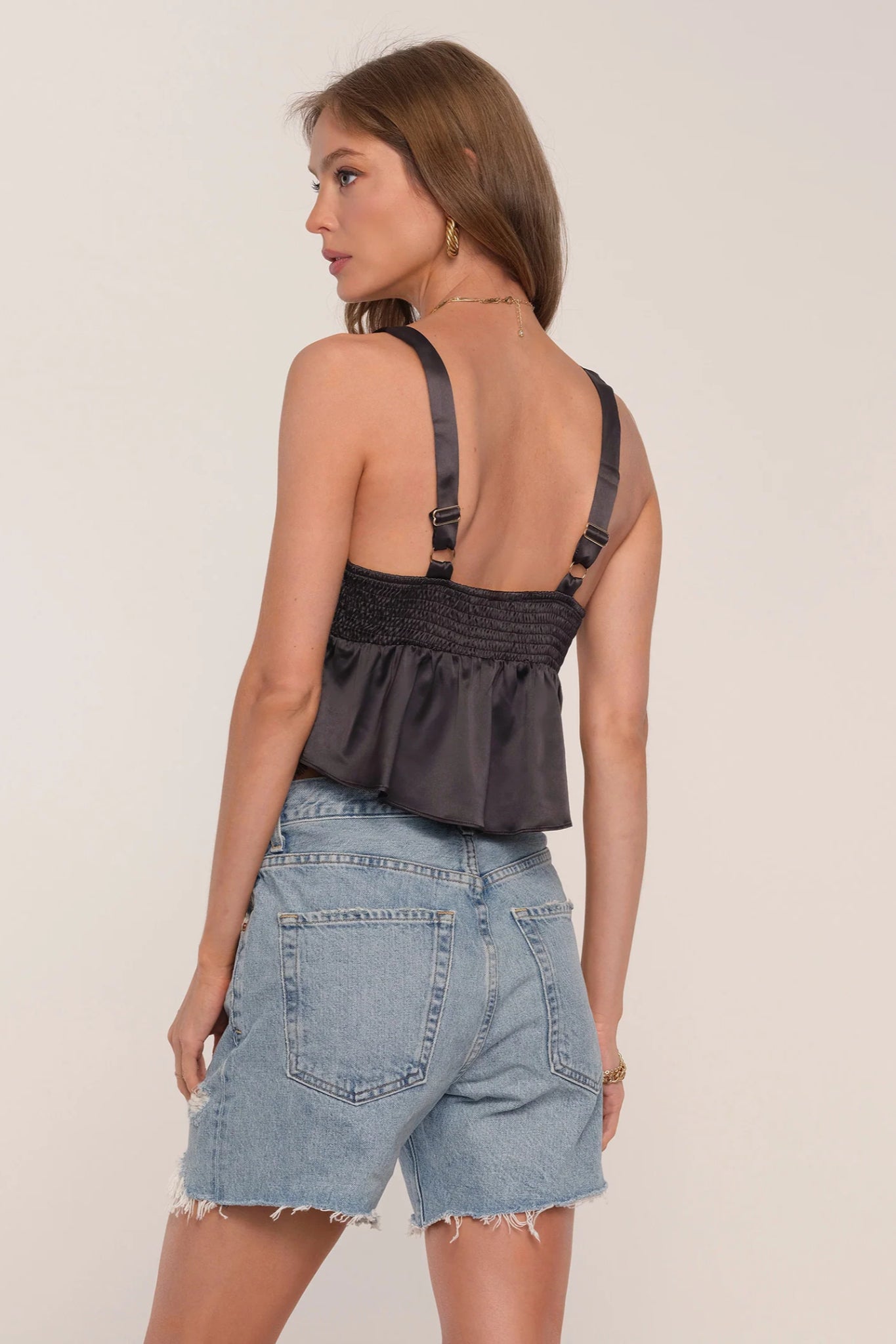 Thrust Lace Trim Cami