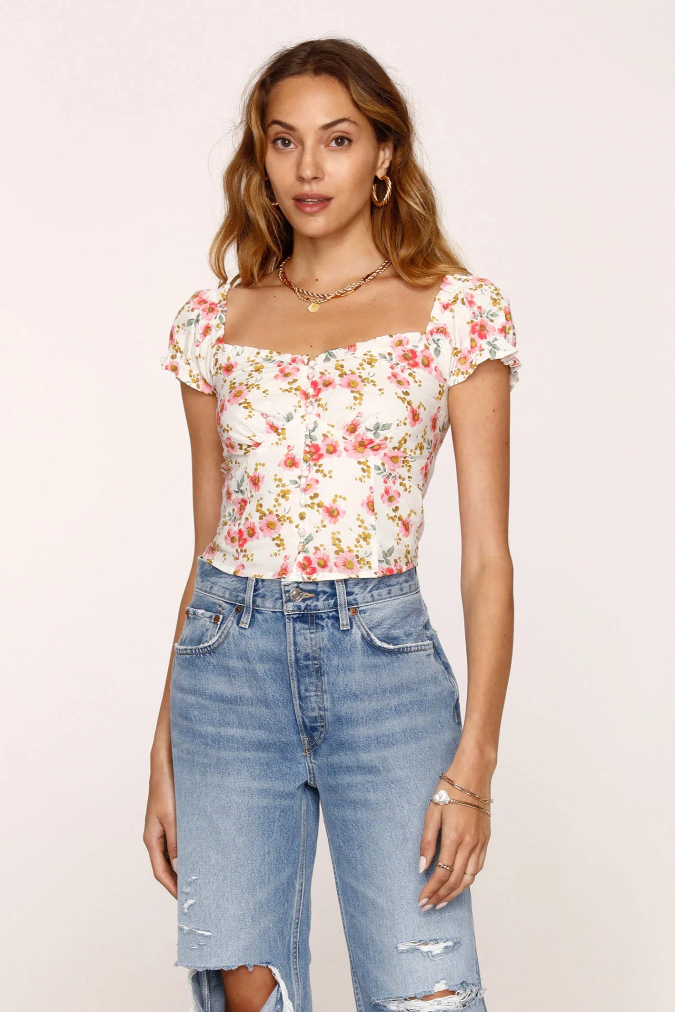 Esmeralda Floral Top