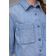 Acqua Soft Denim Crop Shirt