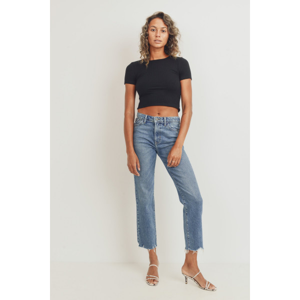 Esmeralda Onde Straight Jean
