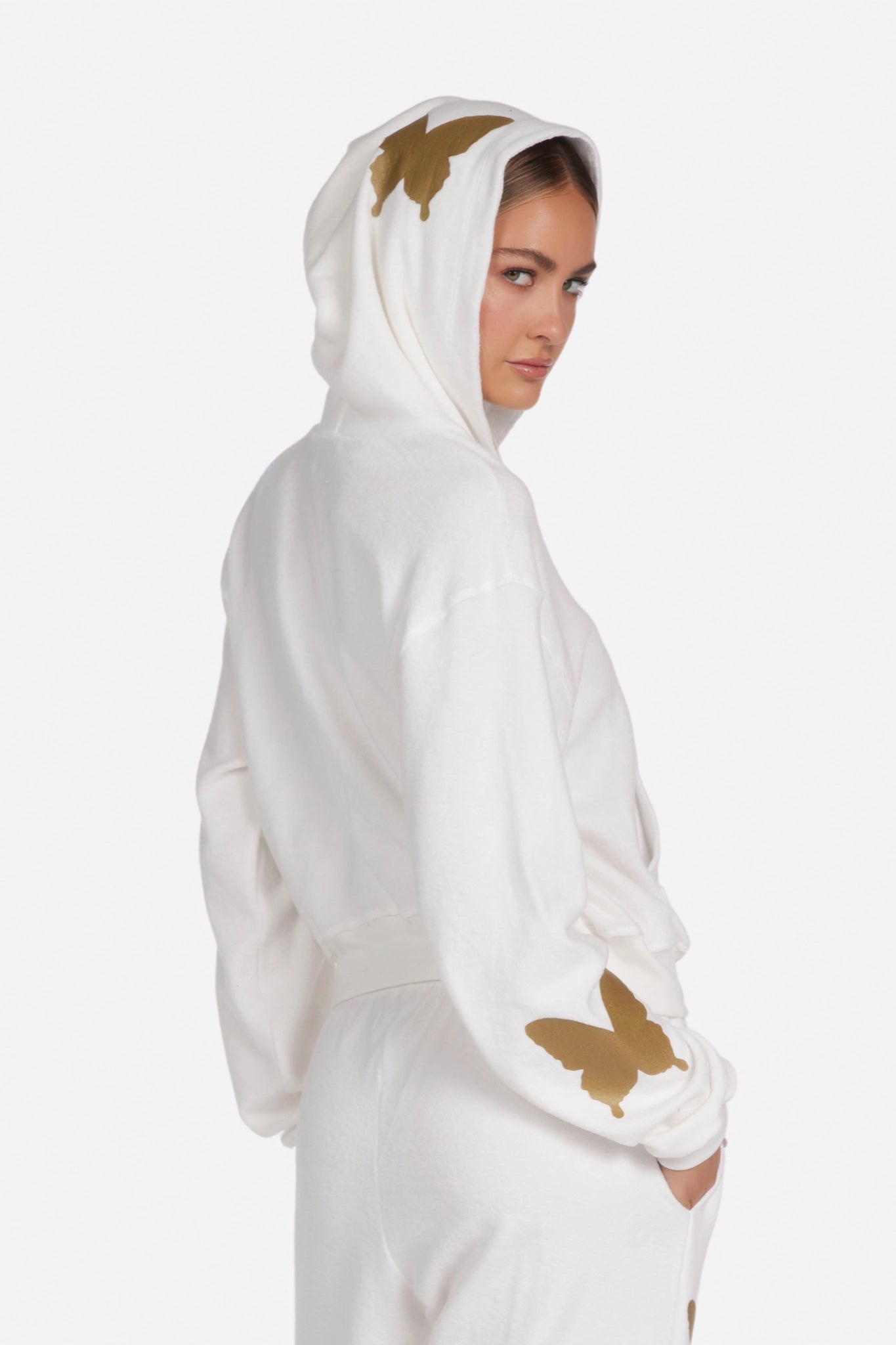 Flor Butterfly Zip Up