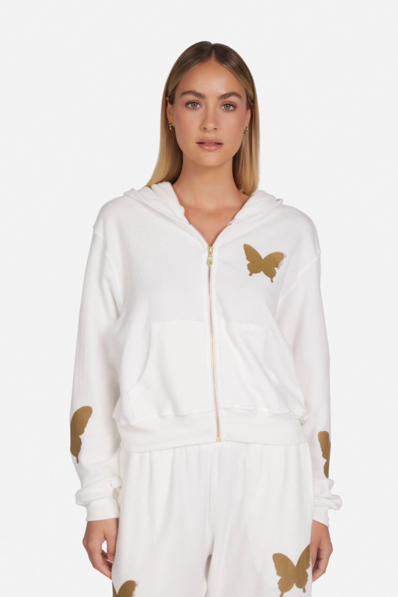 Flor Butterfly Zip Up