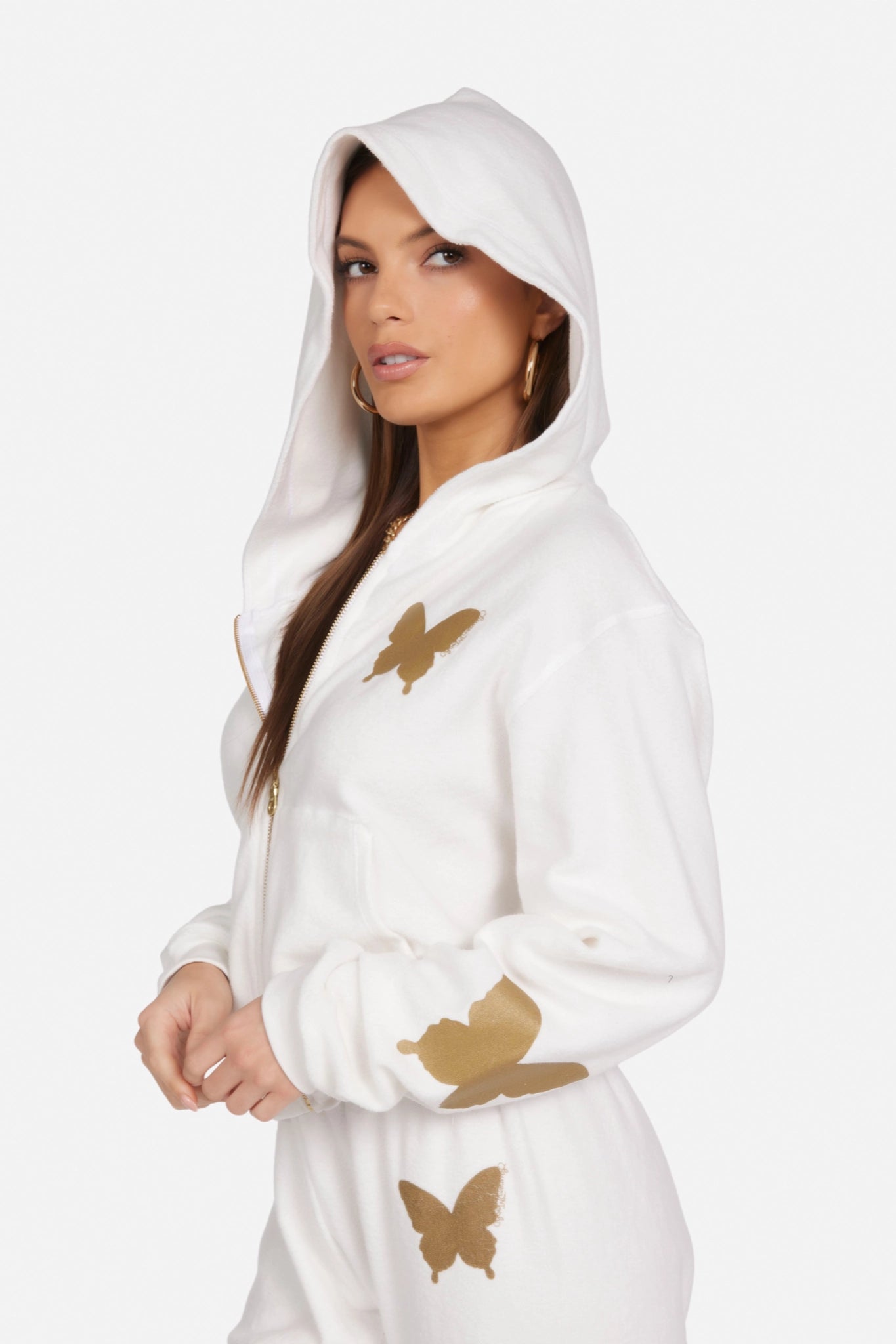 Flor Butterfly Zip Up