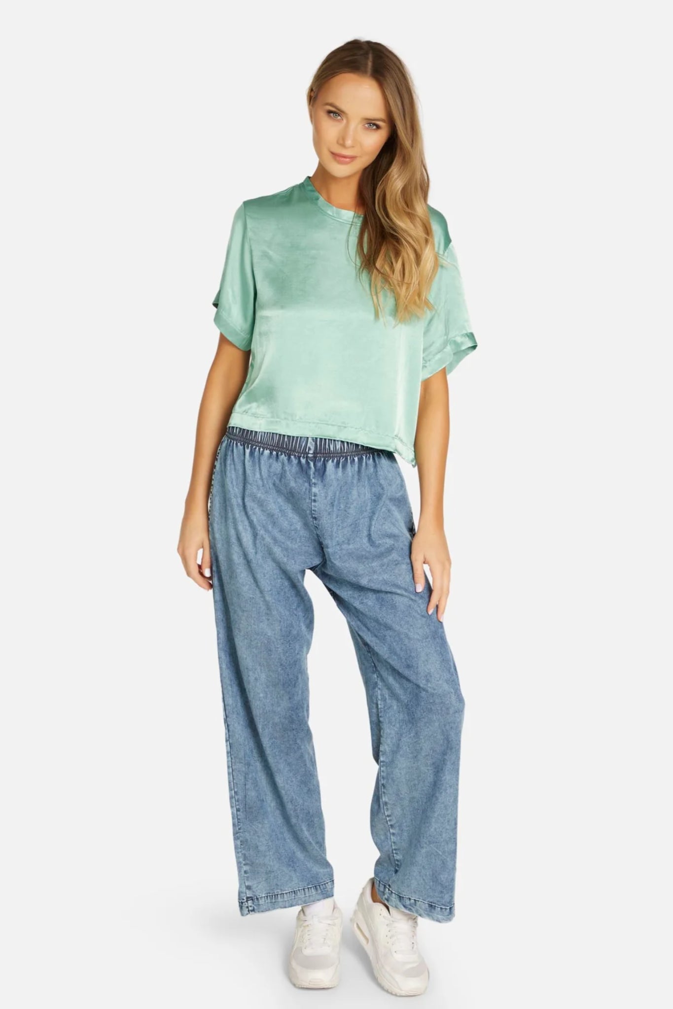 Fascino Short Sleeve Boxy Top