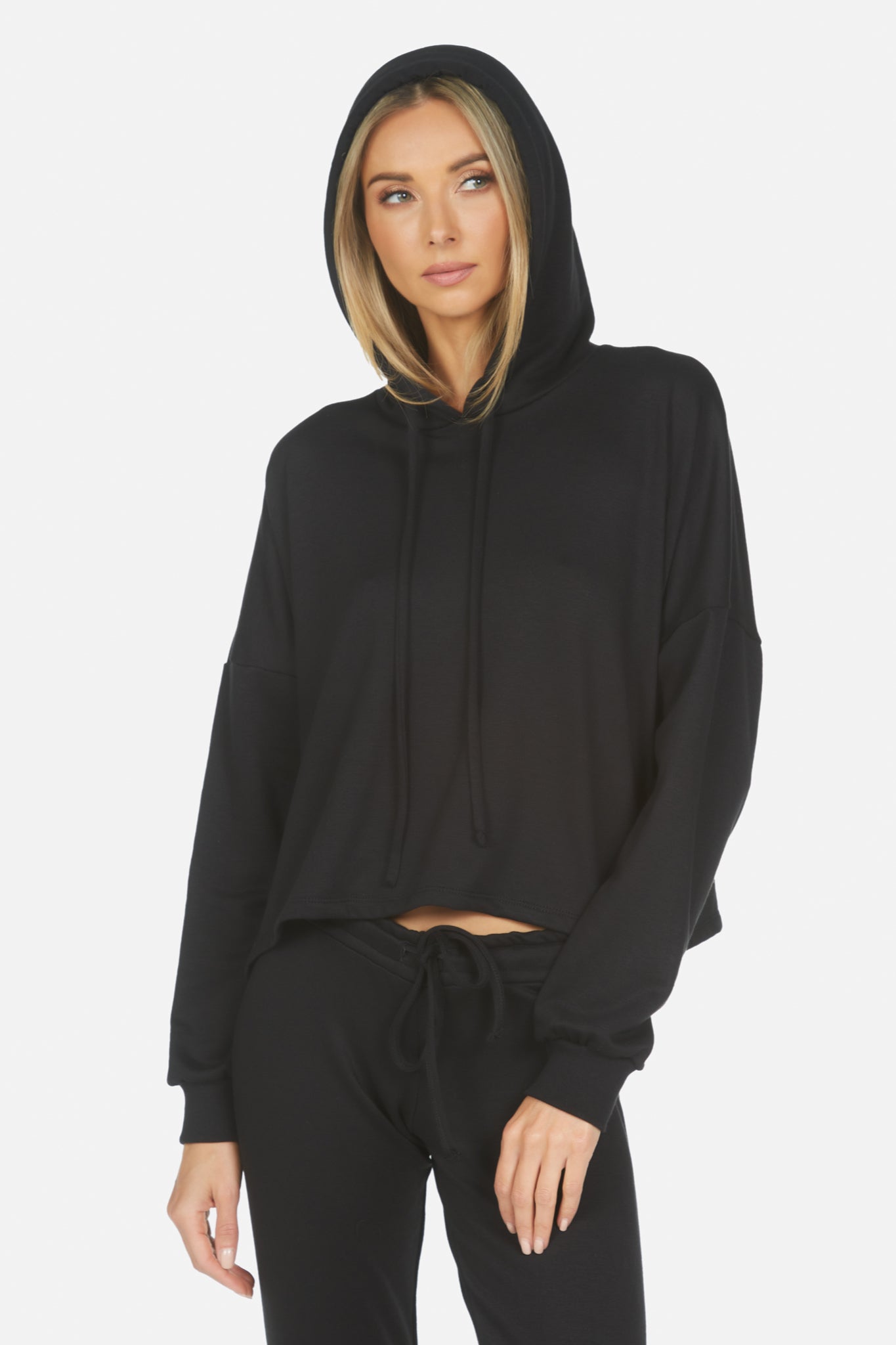 Esmeralda Side Button Hoodie