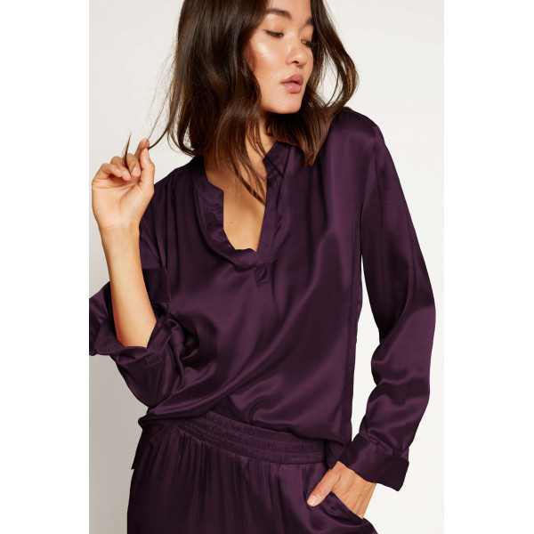 Platinum Silky Henley