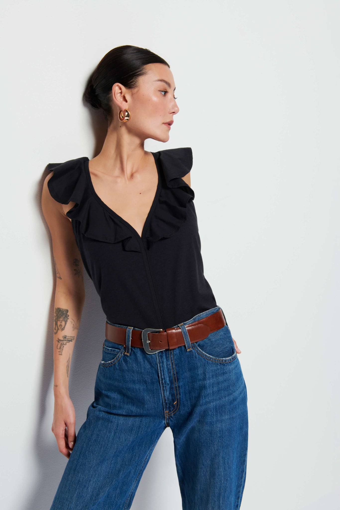 Umbra Stile Ruffle Tank Top