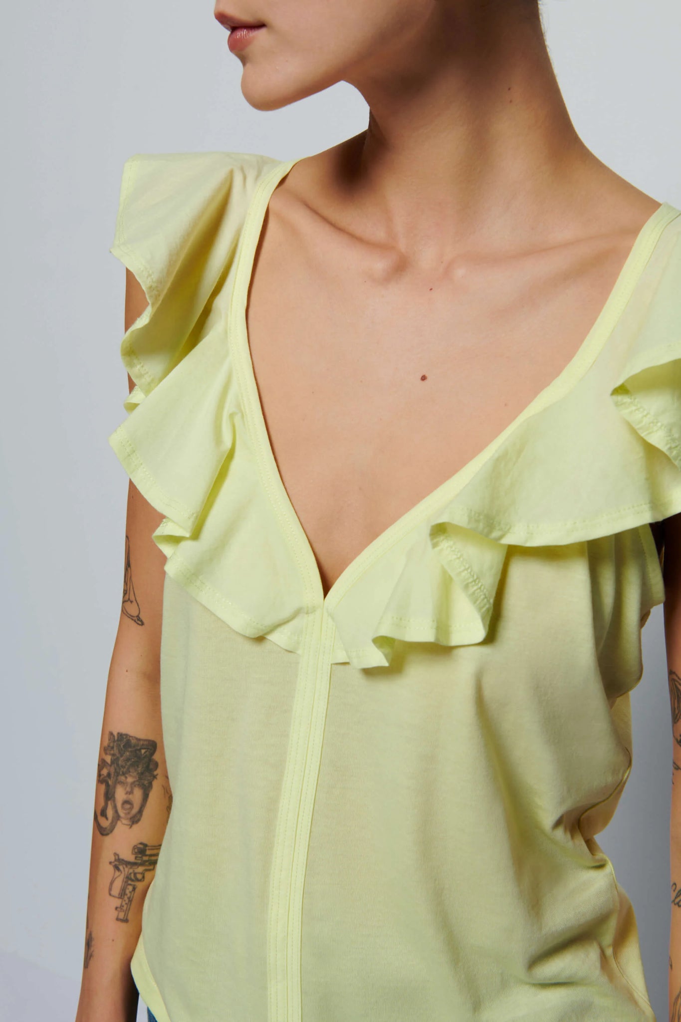 Umbra Stile Ruffle Tank Top