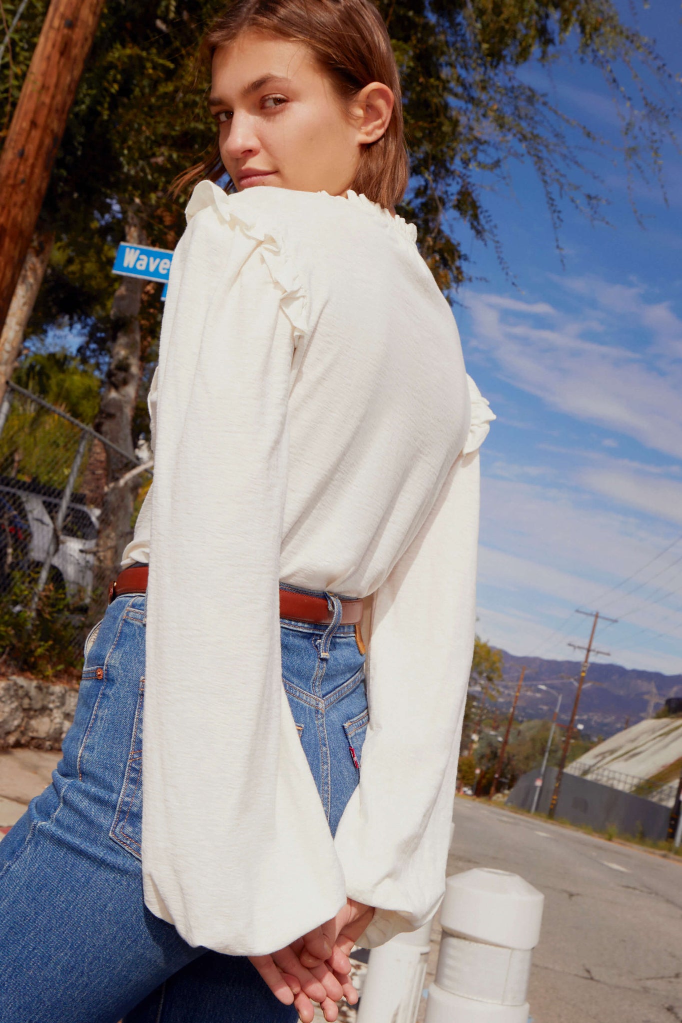 Ardore Glow Yoked Top