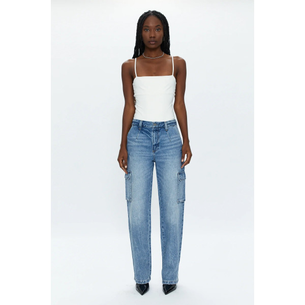 Wave Grâce Cargo Mid Rise Straight