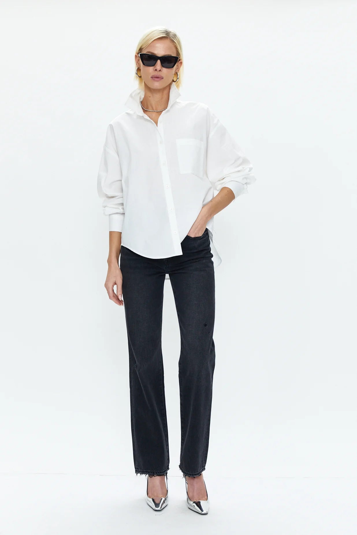 Race Symmetry High Rise Straight