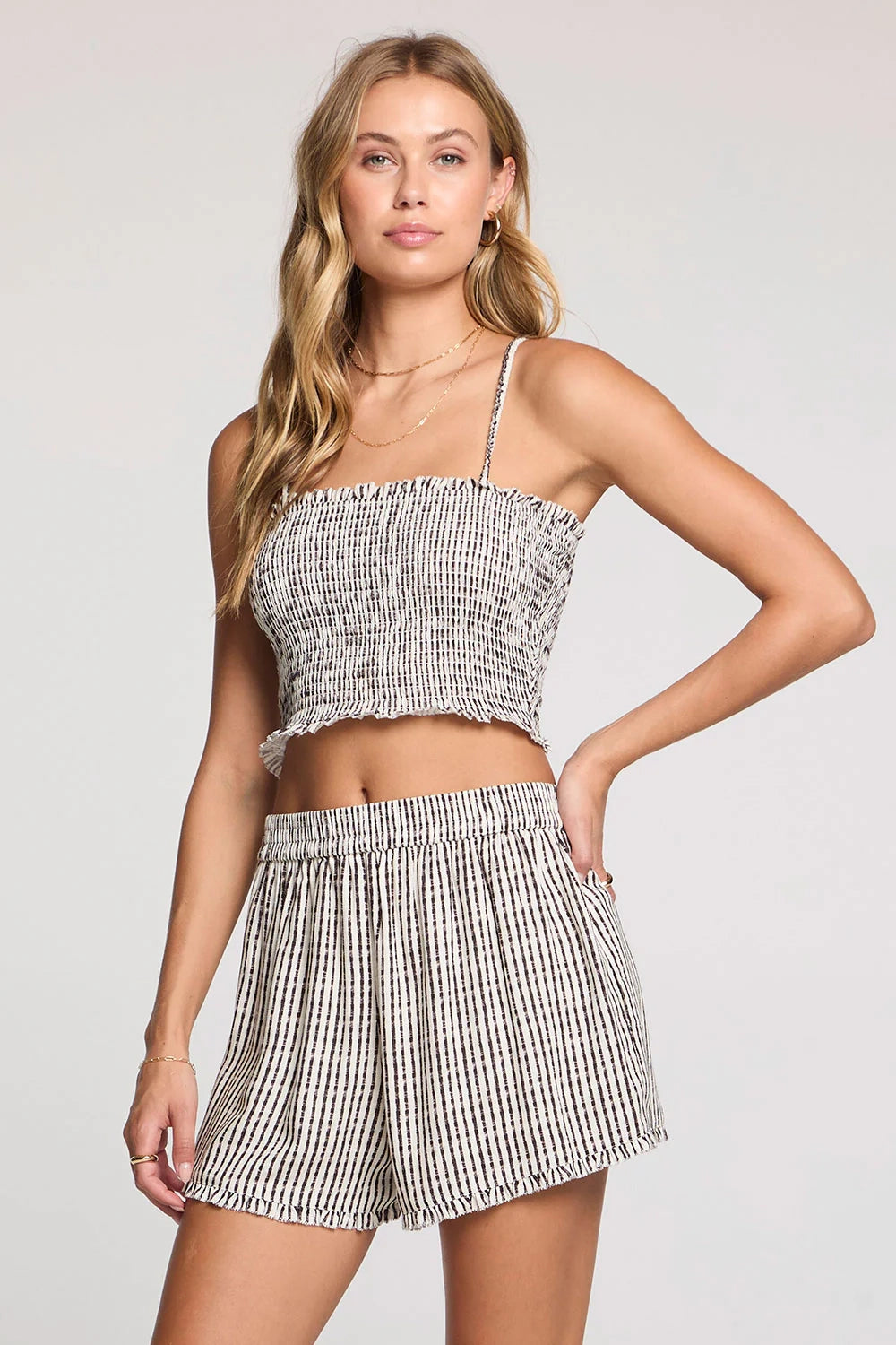 Kindle Calma Smocked Tank