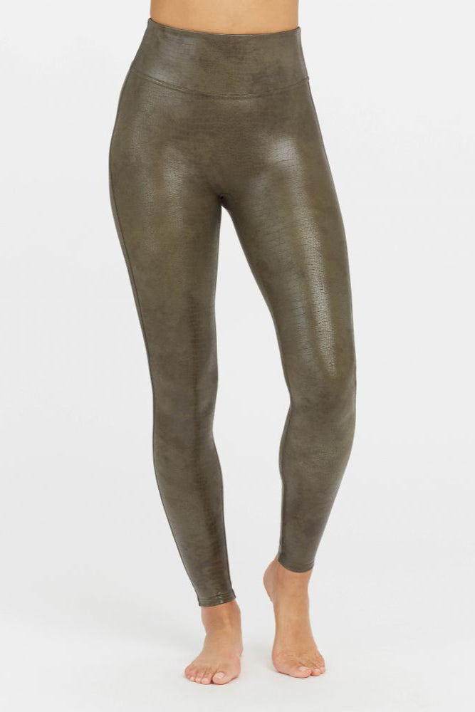 Fascino Leather Croc Shine Legging