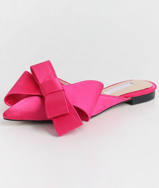 Tempest Rise Bow Slippers