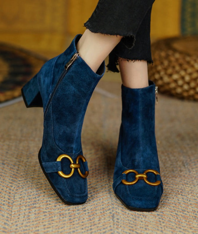 Gloria Leather Ankle Boots