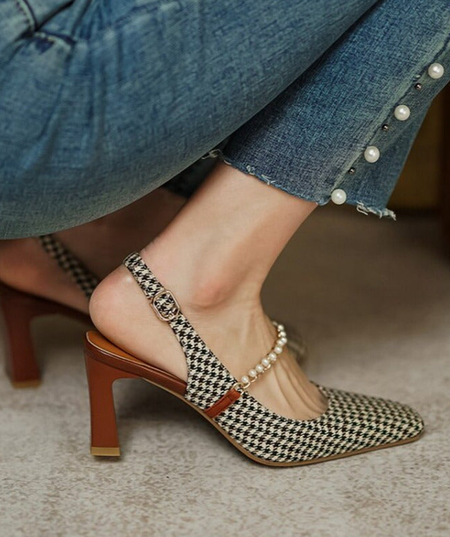 Elite Pearl Vintage Heels