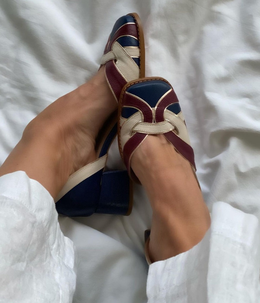 Sera Symmetry Vintage Vibes Heels